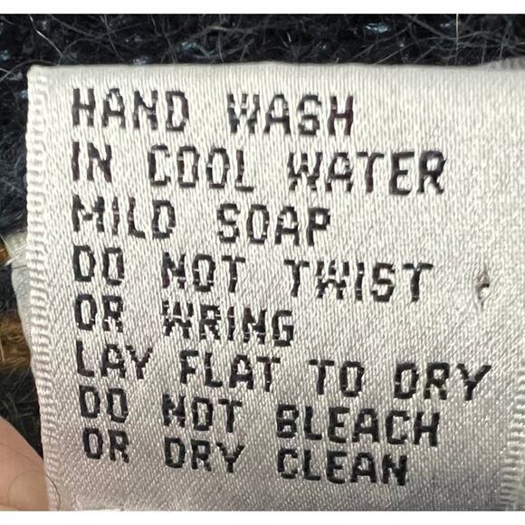 Vintage Ninon De Lenclos Fuzzy Mohair Cardigan Sweater Size S - Picture 6 of 6